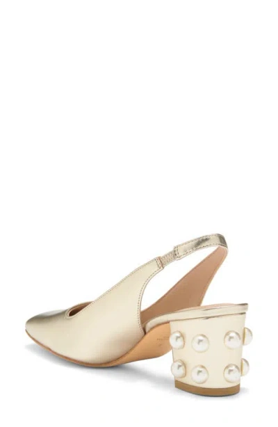 Stuart Weitzman Jute 60 Block Heel Slingback Pump In Platino