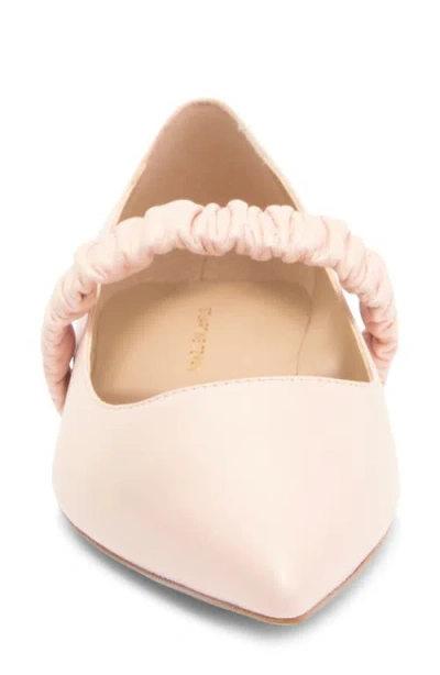 Stuart Weitzman Maxine Leather Ballet Flat In Rosewater