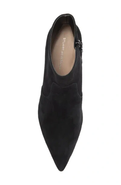 Stuart Weitzman Mara Zip Bootie In Black