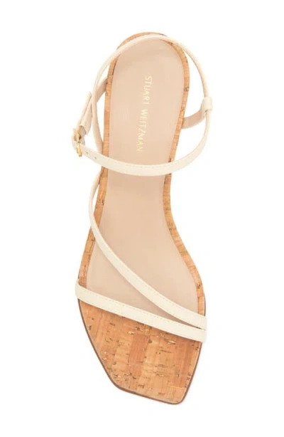 Stuart Weitzman Oasis 50 Wedge Sandal In Seashell