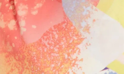 Lyssé Juno Front Tie Wrap Top In Zesty Shades In Zesty Shades