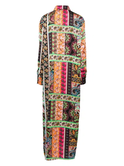 Bambah Button Down Dress In Black
