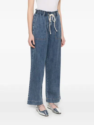 Rails Ryan Denim Drawstring Pants In Blue