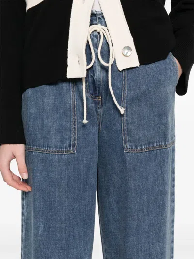 Rails Ryan Denim Drawstring Pants In Blue