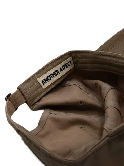 Another Aspect Another Cap 1.0 Embroidered Baseball Cap In Nude