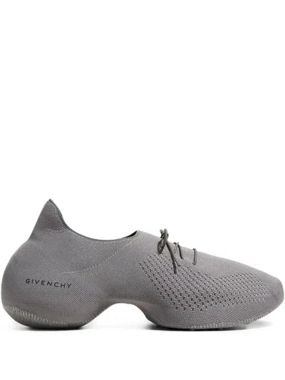 Givenchy Man Sneakers Grey Size 8 Textile Fibers In Gray