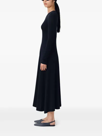 Fforme Jo Asymmetric Dress In Black