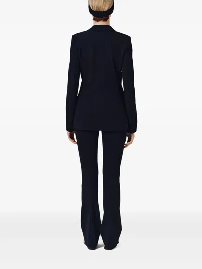 Fforme Bennet Tailored Stretch Virgin Wool Jacket In Blau