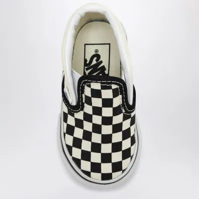 Vans Slip-on Sneakers White/black With Check Pattern In Multicolor