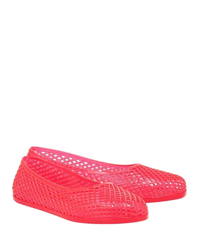 Ancient Greek Sandals Jelly Iro Ballet Flats In Red