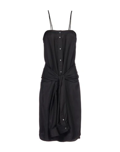 Shop Alexander Wang T Knee-length Dress In Black