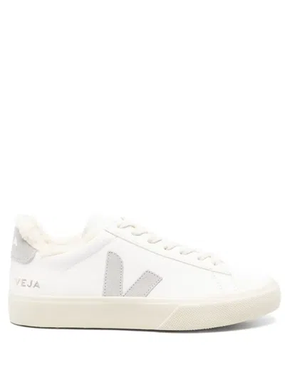 Veja Campo Bicolor Leather Low-top Sneakers In Animal Print