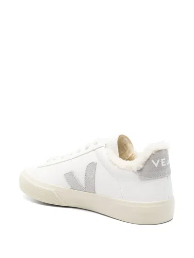 Veja Campo Bicolor Leather Low-top Sneakers In Animal Print