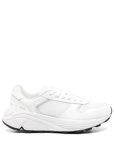 Common Projects Premium Runner In Mesh Sneakers White In White