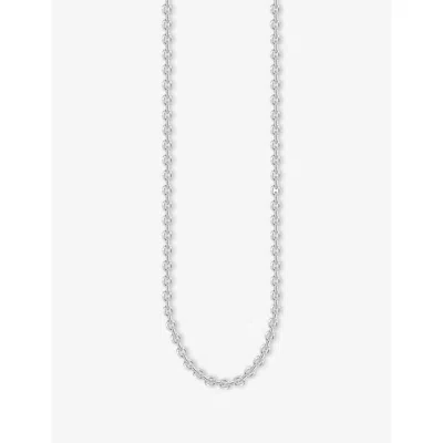 Thomas Sabo Womens Anchor 2mm 925 Sterling Silver Necklace In Silver