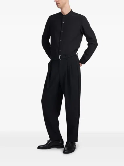 Attachment Straight-leg Trousers In Black