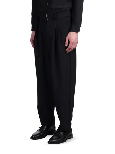Attachment Straight-leg Trousers In Black