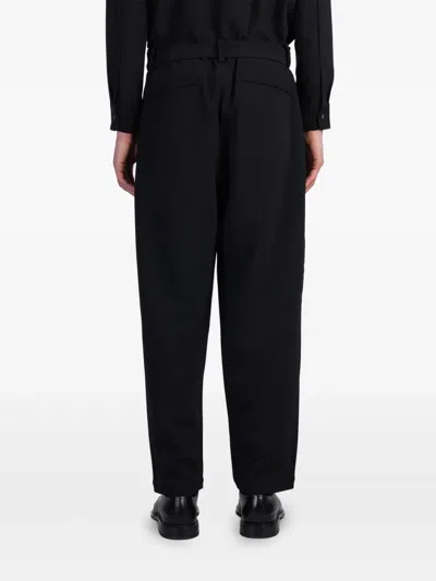 Attachment Straight-leg Trousers In Black