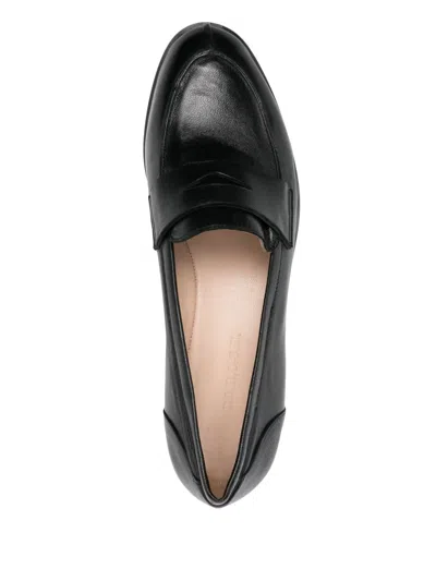 P.a.r.o.s.h Leather Loafers In Black
