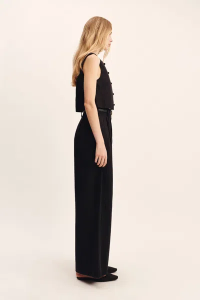 Posse Rio Sleeveless Top In Black