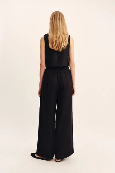 Posse Rio Sleeveless Top In Black