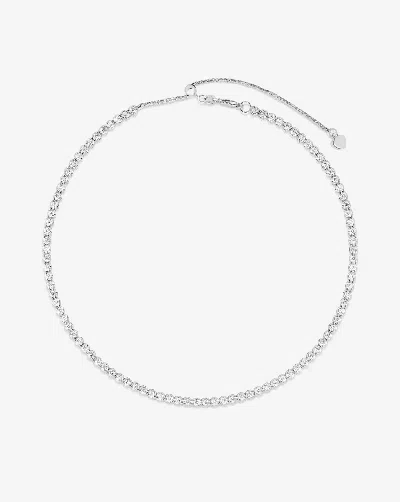 Ring Concierge Multiway Tennis Necklace + Double Wrap Bracelet In Metallic