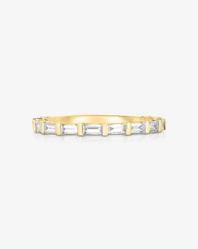 Ring Concierge Baguette Bar 3/4 Diamond Band In Gold