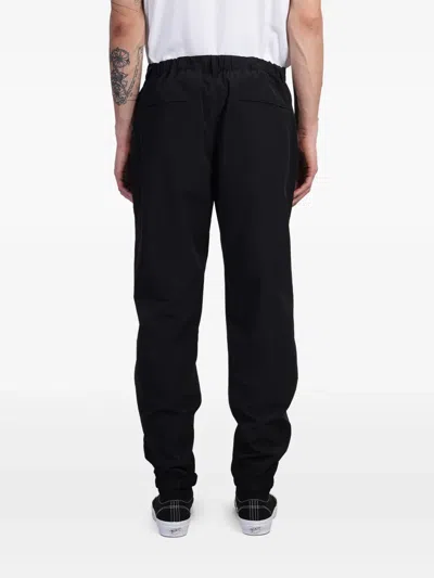 Attachment Black Drawstring Trousers In Black