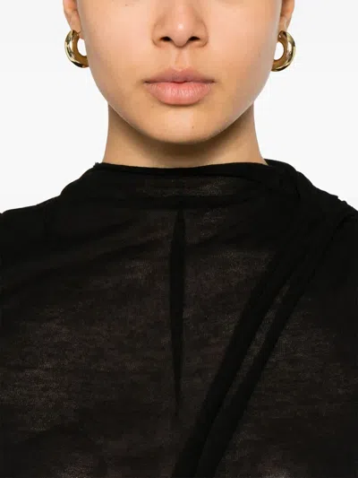 Ottolinger Deconstructed Top In Black