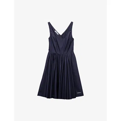 Prada Mini Dress In Blue