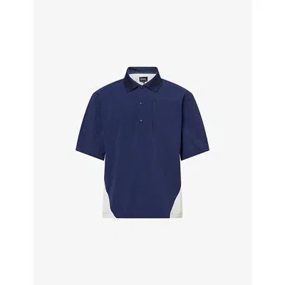 Manors Ens  Ranger Shooter Shell Polo Shirt In Navy