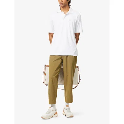 Manors Ens  Greenskeeper Multi-pockets Stretch-woven Trousers In Olive