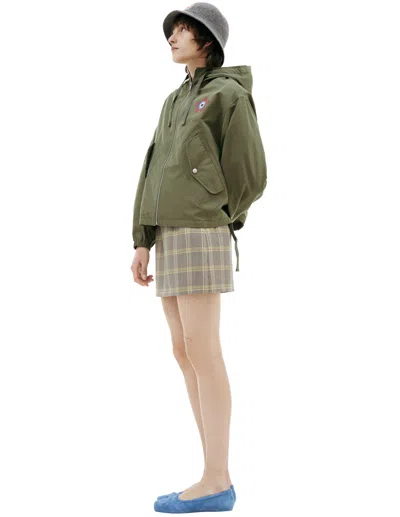 Kenzo Jacket With Patch Pockets In Khaki