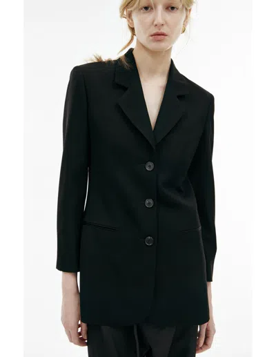 The Row Holbrook Wool Blazer In Black