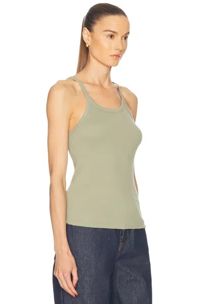 Éterne Rib Tank Top In Sage