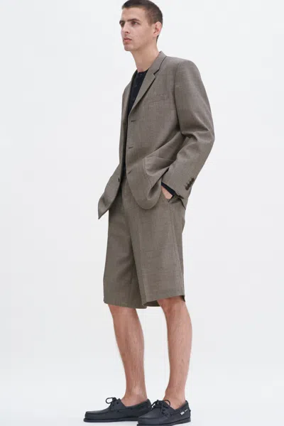 Filippa K Wool Blend Patch Pocket Blazer In Beige