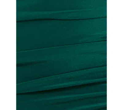 Katia Rae Juniors' Sleeveless Shirred Side-slit Gown, Created For Macy's In Emerald