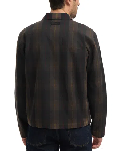 Hunter Men's Foster Wax Trucker Jacket In Black