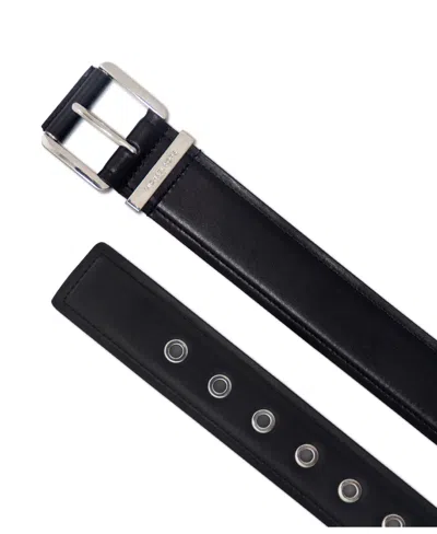 Michael Kors Women's 42mm Leather Belt In Black,silver