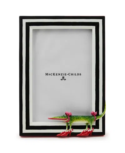 Mackenzie-childs Patience Brewster Gloria Alligator Frame, 5" X 7" In Multi
