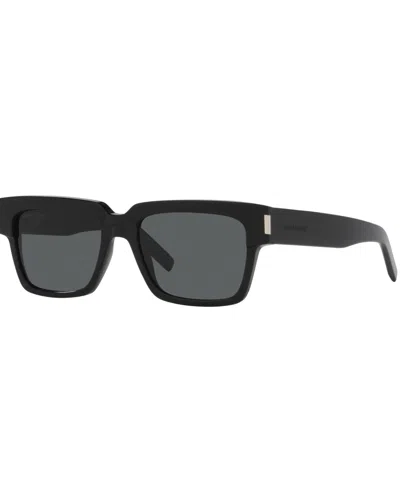 Saint Laurent Black Sl 732 Vadim Sunglasses In Grey