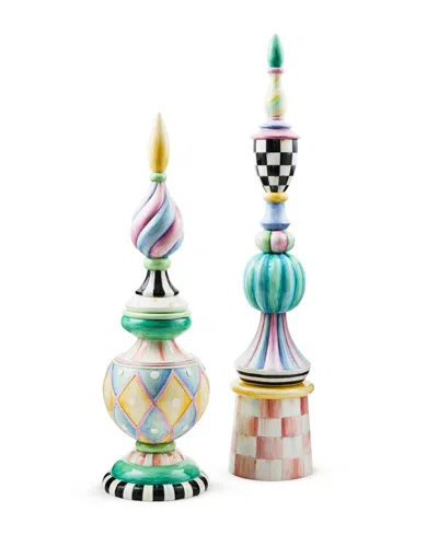 Mackenzie-childs Rosy Meadow Short Finial In Multi