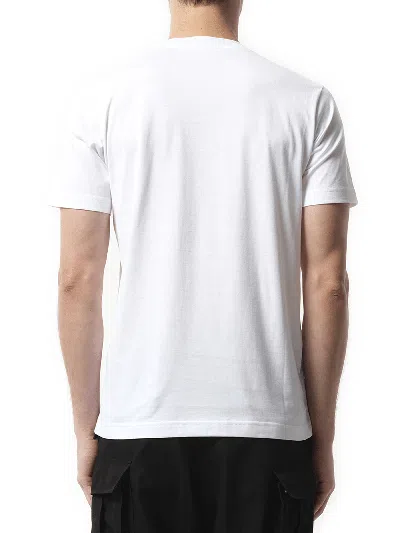 Marni Men's Logo Patch T-shirt In White