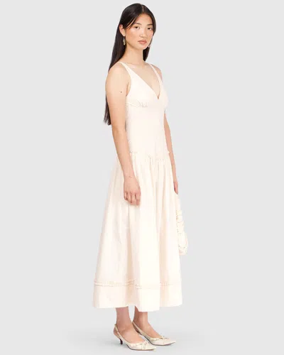 My Mum Made It Button Maxi Dress In Bone