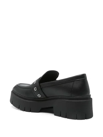 Hugo Boss Buckle-detail Loafers In Multi