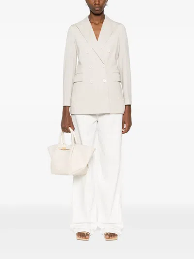 Ermanno Scervino Logo-patch Jeans In White