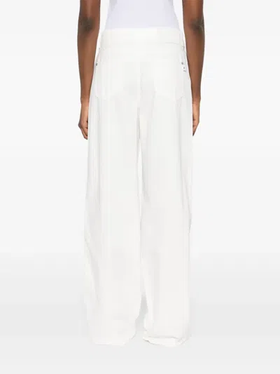 Ermanno Scervino Logo-patch Jeans In White