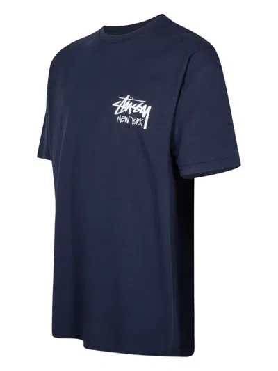 Stussy Basic T-shirt In Blue