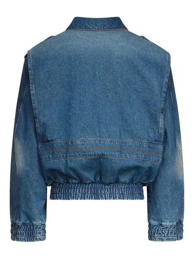 Ludovic De Saint Sernin Robert Bomber Jacket In Blue