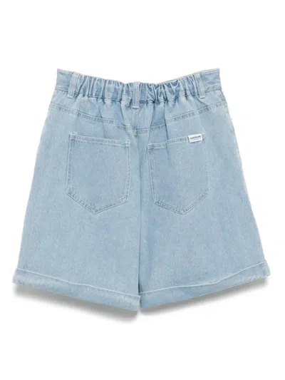 Chocoolate Cotton Shorts In Blue